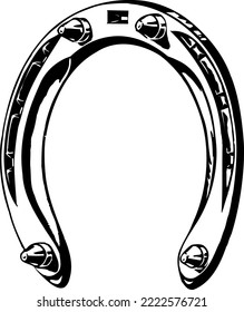 Lucky Horse Shoe Vector Illustration