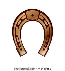 lucky - horseshoe design