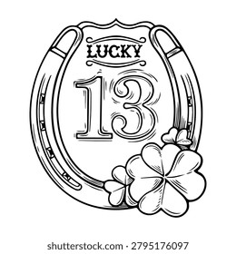 Lucky Horseshoe and Four