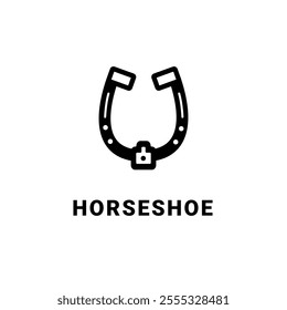 Lucky Horseshoe. Horseshoe symbol and talisman of fortune