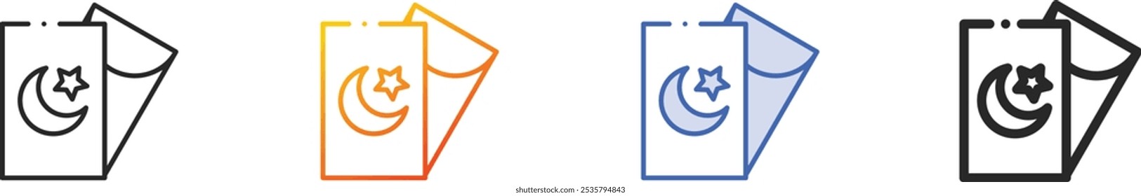 lucky icon.Thin Linear, Gradient, Blue Stroke and bold Style Design Isolated On White Background