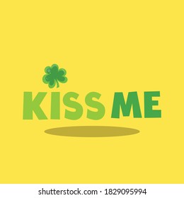 lucky kiss design vector illustration