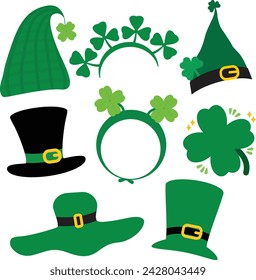 Lucky leaf hat,Shamrock hat,
St. Patrick's Day headwear