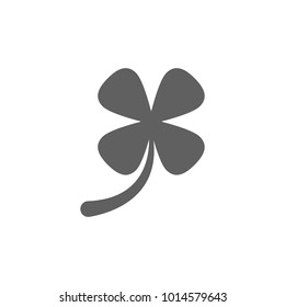 Lucky leaf icon in trendy flat style isolated on white background. Symbol for your web site design, logo, app, UI. Vector illustration, EPS