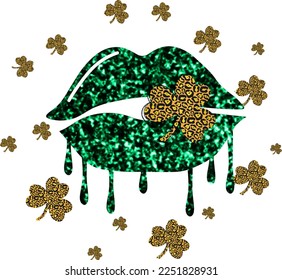 Lucky Lips Happy St Patrick Day