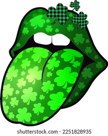 Lucky Lips Happy St Patrick Day