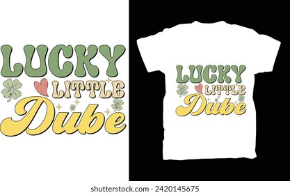 Lucky Little Dube T-shirt Design Retro Bundle