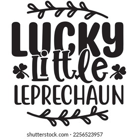 lucky little leprechaun t shirt design