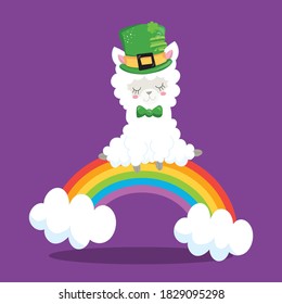 lucky llama design vector illustration