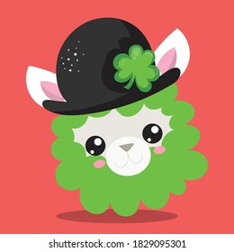 lucky llama design vector illustration