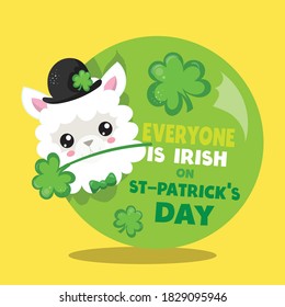 lucky llama design vector illustration