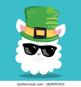 lucky llama design vector illustration