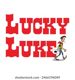 Lucky Luke White Fuente y carácter (Kit rojo)