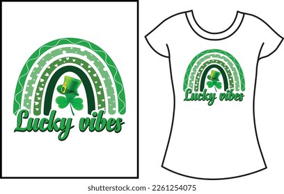 
Lucky Mama St Patrick's Day SVG t shirt design, Lucky Vibes shirt for family ,
Lucky charmer shirt,
