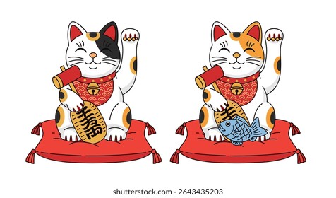 Lucky Maneki Neko Cats Bringing Good Fortune Prosperity and Happiness Into Your Home