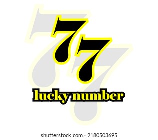 Lucky Number Seven Double Logo