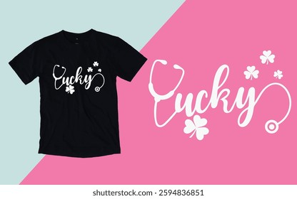 Lucky Nurse t shirt, St. Patrick's day t shirt