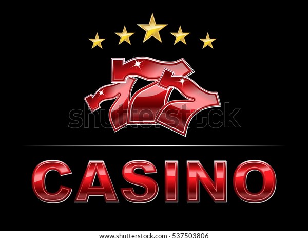 Lucky Seven Casino Stars Stock Vector Royalty Free