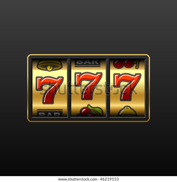 Lucky seven slot machine game
