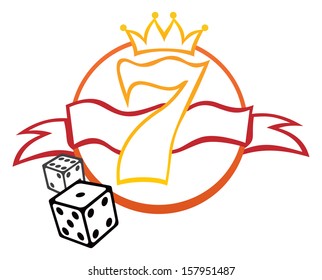Lucky seven symbol