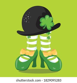 lucky shoes design vector illustration