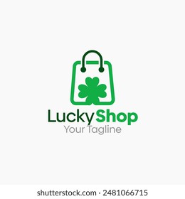 Lucky Shop Logo Vector Template Design. Good for Business, Start up, Agency, and Organization