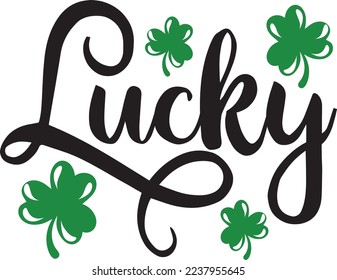 Lucky for st patrick Day eps