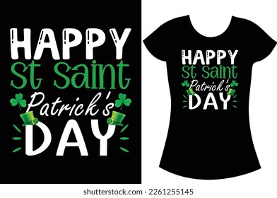 Lucky St Patrick's Day SVG Craft t shirt, Saint Patrick's gift t shirt design for family.