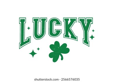 Lucky, St Patrick's Day T Shirt Design