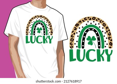Lucky St. Patrick's Day T-shirt Design