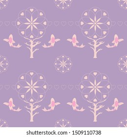 Lucky Symbols Collection Background Seamless Pattern Number 18