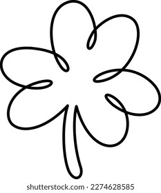 Lucky three leaf clover icon design. Saint patricks day. Vector illustration.