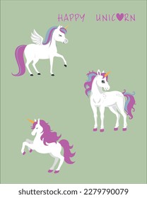 lucky unicorn horse mythology valentine