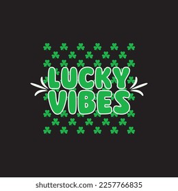 Zum Glück Vibes St. Patrick's Day Sublimierung. Typografie-Krimskraft