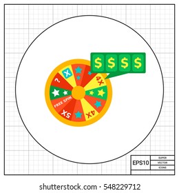 Lucky wheel icon
