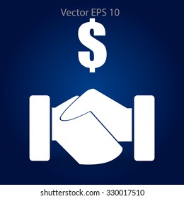 lucrative contracts vector illustration