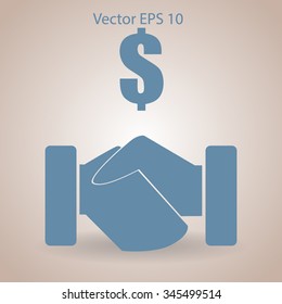 lucrative contracts vector illustration