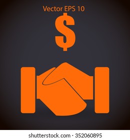 lucrative contracts vector illustration