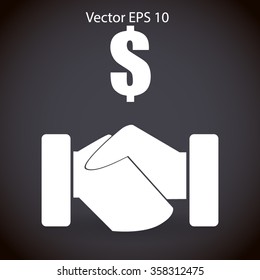 lucrative contracts vector illustration
