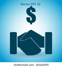 lucrative contracts vector illustration