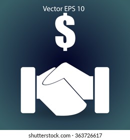 lucrative contracts vector illustration