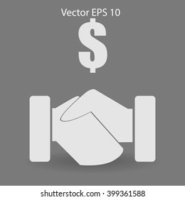 lucrative contracts vector illustration