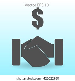 lucrative contracts vector illustration