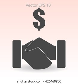 lucrative contracts vector illustration