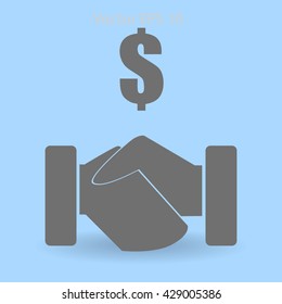 lucrative contracts vector illustration