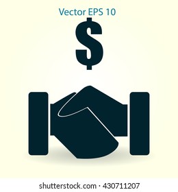 lucrative contracts vector illustration