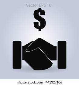 lucrative contracts vector illustration