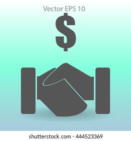 lucrative contracts vector illustration