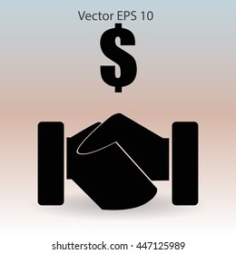 lucrative contracts vector illustration