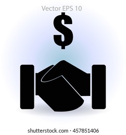 lucrative contracts vector illustration